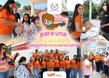 Realiza la UAT jornada de donación de cabello en apoyo a pacientes oncológicos