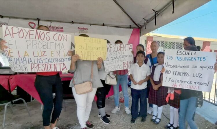 MADRES DE FAMILIA Exigen solución a fallas eléctricas en primarias