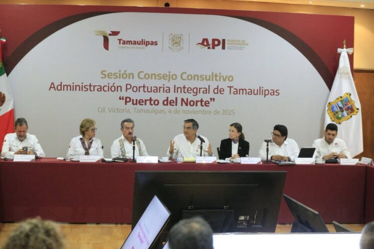REAFIRMA AMÉRICO VILLARREAL Apoyo al Puerto del Norte; Tamaulipas será principal AGENCIAS frontera marítima del país