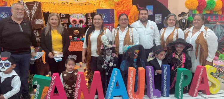 TRADICIÓN, CULTURA, APRENDIZAJE Niños del DIF presentan su altar dedicado a Tamaulipas