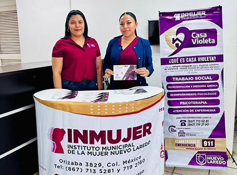CASA VIOLETA BRINDA ATENCIÓN INTEGRAL Y REFUGIO SEGURO A MUJERES EN SITUACIÓN DE VIOLENCIA EN NUEVO LAREDO