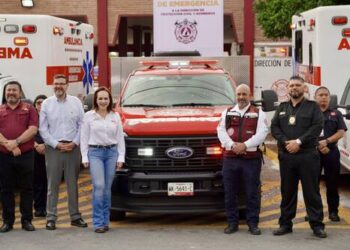 NUEVO LAREDO REFUERZA SU SISTEMA DE EMERGENCIAS CON NUEVAS AMBULANCIAS Y UNIDADES PARA PROTECCIÓN CIVIL Y BOMBEROS