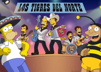 UNA BANDA LEGENDARIA Los Tigres del Norte cruzan al mundo amarillo de “Los Simpson”
