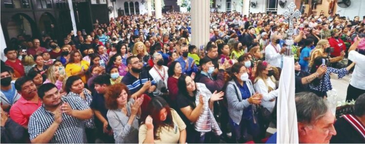 Acuden más de 60 mil a festejar a la Guadalupana