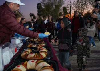 Todo listo para disfrutar Mega Rosca