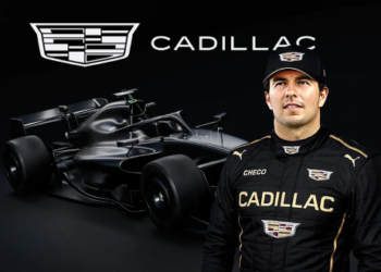 ‘Checo’ Pérez sorprende a bordo de su Cadillac