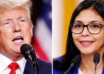 TRUMP A DELCY RODRIGUEZ “Si no actúa bien, le irá peor que a Maduro”