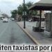 Compiten taxistas por pasaje