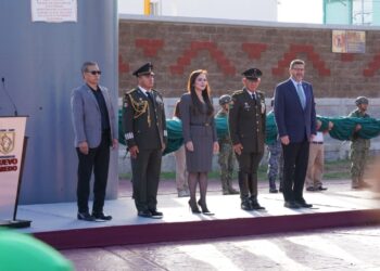 DÍA DE LA BANDERA Encabeza CLCR ceremonia