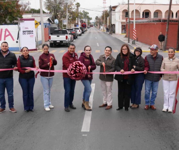 MODERNIZACIÓN URBANA Entregan obras de recarpeteo