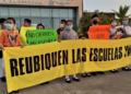 Exigen reubicación de escuelas