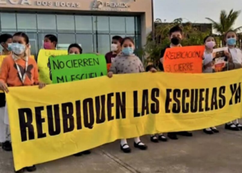 Exigen reubicación de escuelas