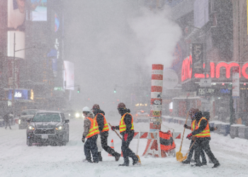 Prohíben viajes por Nueva York debido a tormenta de nieve