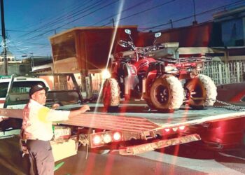 DIRECCIÓN DE TRÁNSITO Imponen ‘mano dura’ contra conductores de cuatrimotos