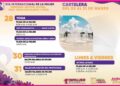 Anuncian cartelera de eventos por Día de la Mujer