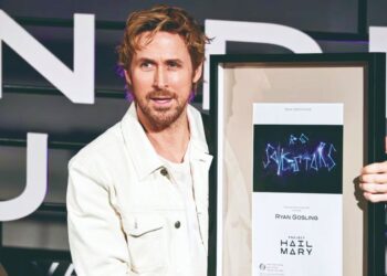CONFIESA QUE PASÓ POR UNA “CRISIS EXISTENCIAL” Ryan Gosling presenta “Proyecto fin del mundo”