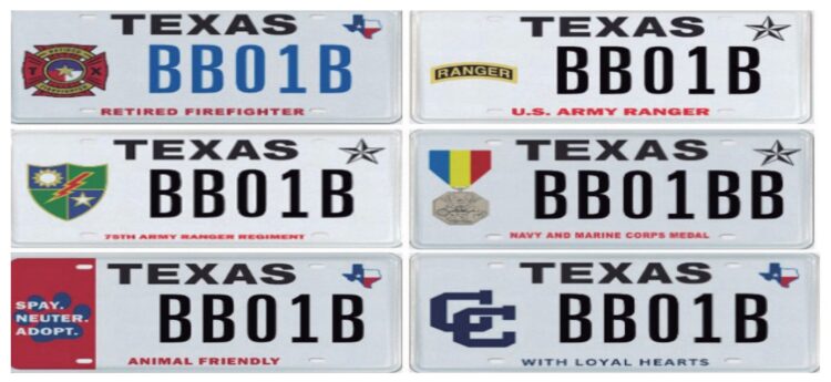 DEPARTAMENTO DE VEHÍCULOS Muestran nuevos diseños de placas