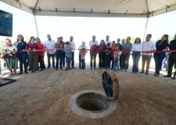 GIRA DE TRABAJO Entrega alcaldesa obras de infraestructura hidráulica