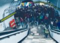 EN LA LÍNEA 3 DEL METRO Reportan caída masiva de escaleras eléctricas