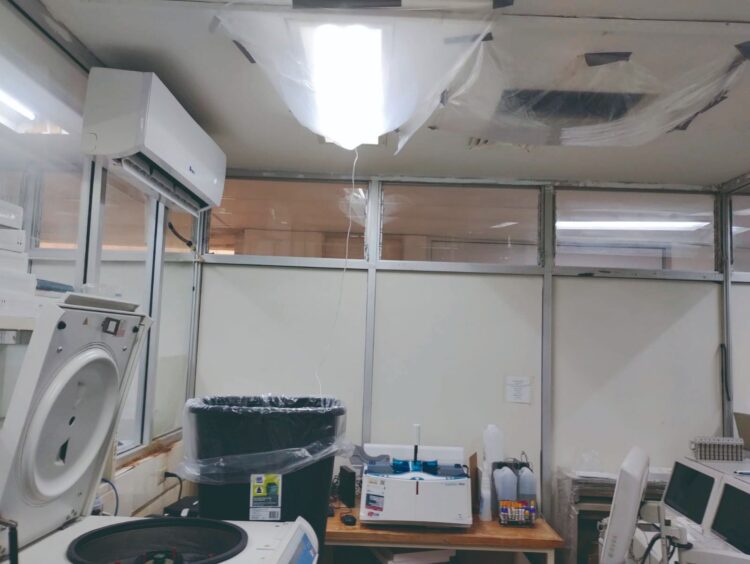 AFIRMAN EMPLEADOS Lluvias afectan al Hospital General