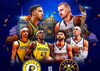 EN EL NBA MEXICO CITY GAME 2026 Nuggets y Pacers se enfrentan