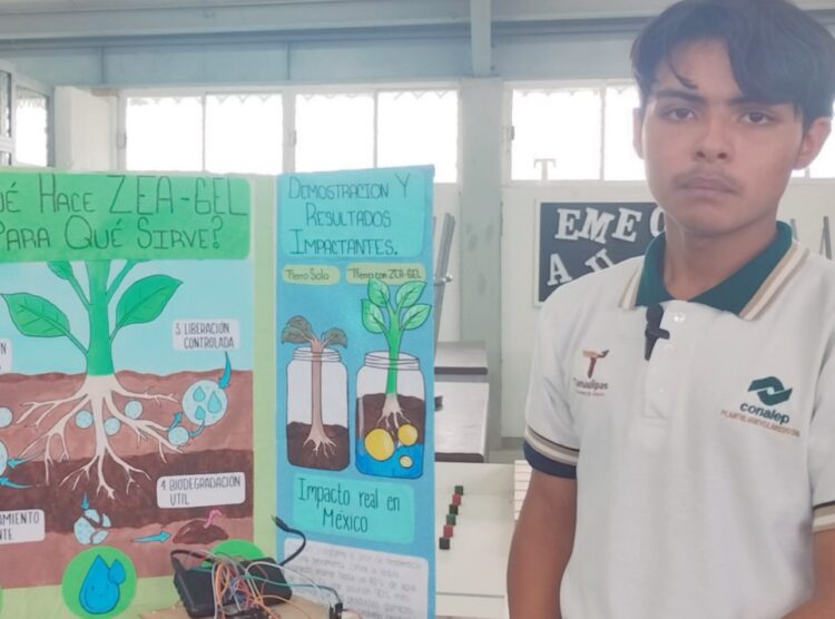 Desarrolla alumno gel contra la sequía