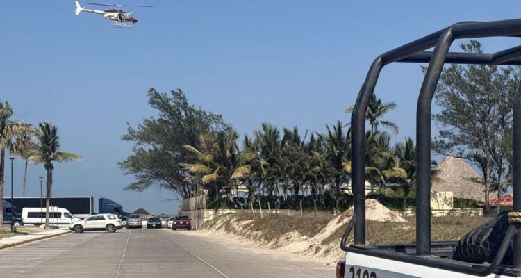 GUARDIA ESTATAL Refuerzan seguridad por aire y tierra