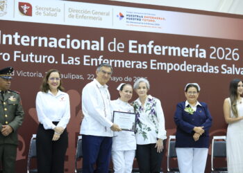 DÍA DE LA ENFERMERÍA Reconoce Américo Villarreal a personal de enfermería