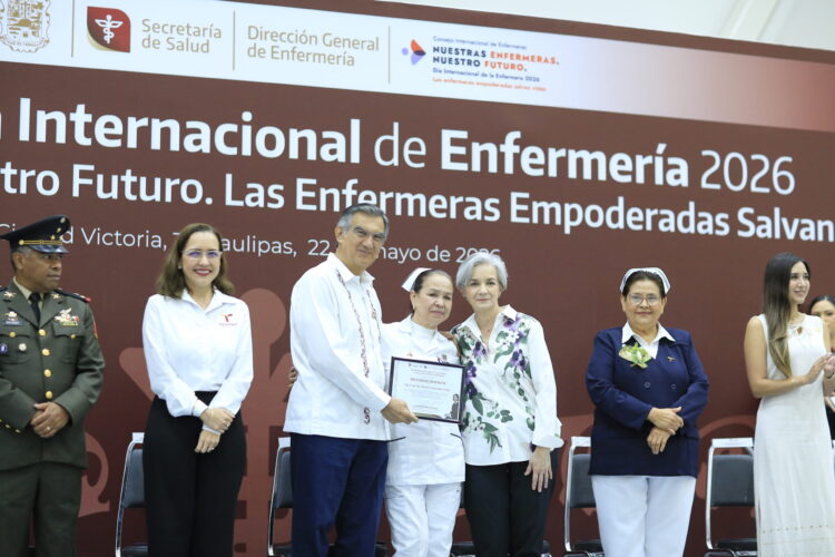 DÍA DE LA ENFERMERÍA Reconoce Américo Villarreal a personal de enfermería