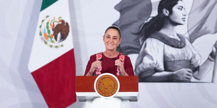ANUNCIA GIRA POR TAMAULIPAS Reconoce Sheinbaum trabajo de Américo