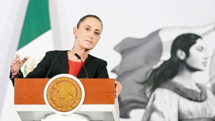 Admite Sheinbaum ficha roja contra Rocha Moya