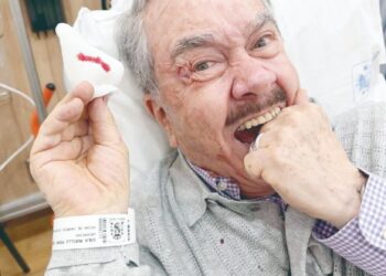 COMPARTE FOTO DESDE EL HOSPITAL Pedro Sola sufre caída