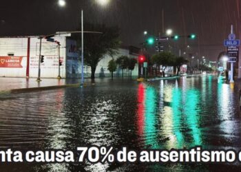 Tormenta causa 70% de ausentismo escolar
