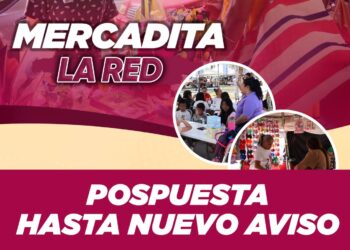 Por lluvias posponen Mercadita La Red