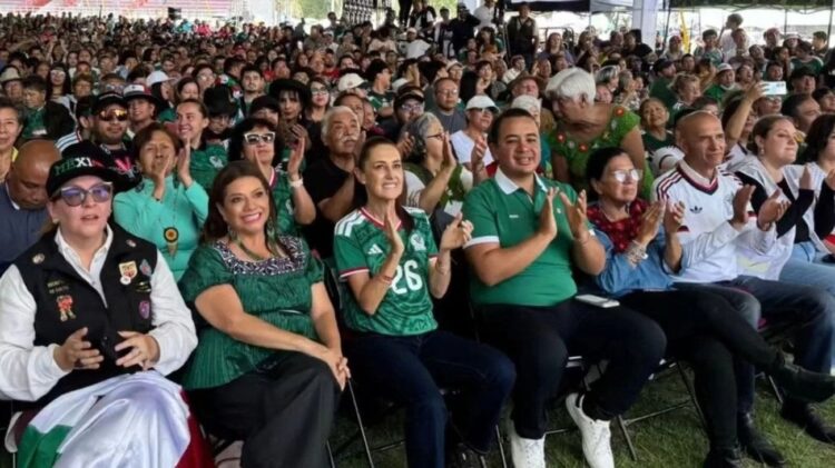 Festeja Sheinbaum triunfo de la Selección