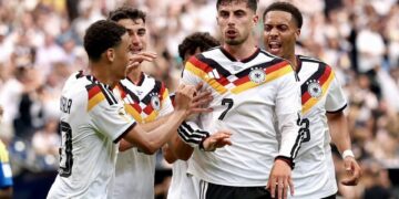 ¡TREMENDA GOLEADA! Alemania aplastó a un aguerrido y digno Curazao