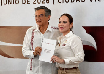 NUEVO LAREDO DESTACA EN SEGURIDAD GRACIAS AL TRABAJO COORDINADO CON EL GOBERNADOR AMÉRICO VILLARREAL: CARMEN LILIA CANTUROSAS