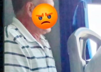 Toma alcohol en camión; lo identifican