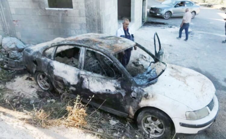 ESTE DE RAMALA, EN CISJORDANIA Colonos israelíes queman mezquita