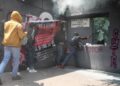 A 8 días del Mundial CNTE vandaliza la SEP