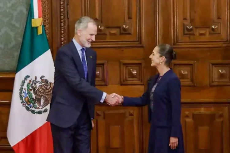 Se reúne Sheinbaum con Felipe VI