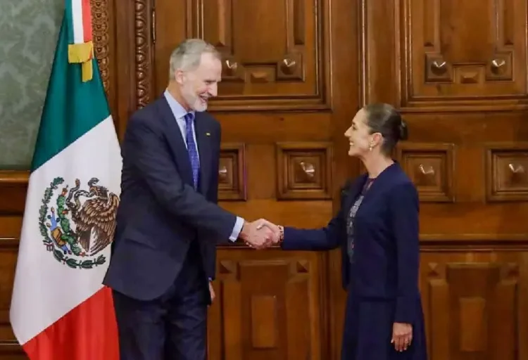 Se reúne Sheinbaum con Felipe VI