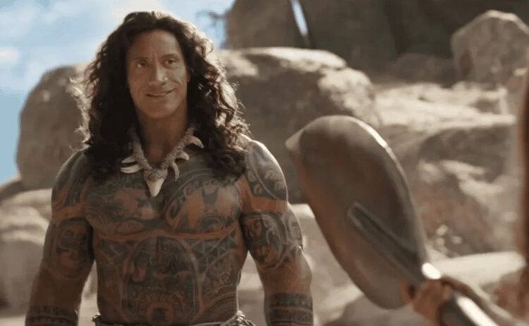 EN UN HOMENAJE PARA SU ABUELO Dwayne Johnson convirtió a Maui de Moana