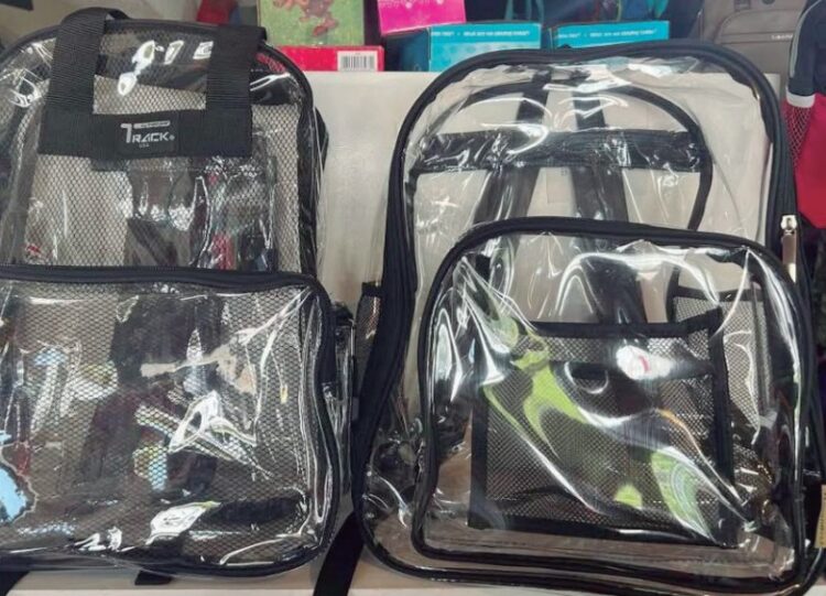 Alumnos deberán usar mochilas transparentes