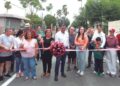 EN DIFERENTES SECTORES Entrega alcaldesa obras de infraestructura vial