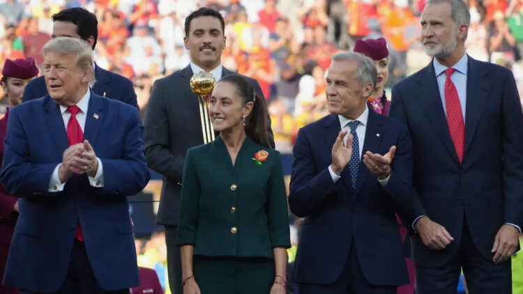 CLAUDIA SHEINBAUM Presume unidad de México, EU y Canadá