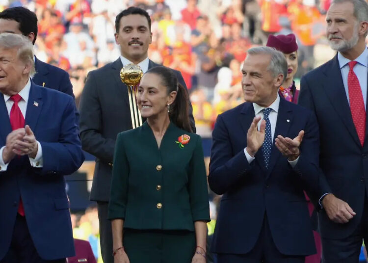 CLAUDIA SHEINBAUM Presume unidad de México, EU y Canadá