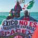 PROTESTA EN PLAYA BAGDAD ‘México no es basurero’
