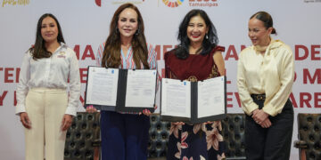 EN MATERIA DE IGUALDAD DE GÉNERO Firma Carmen Lilia memorando con la ONU