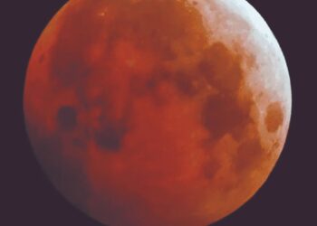 FENÓMENO ASTRONÓMICO Disfrutan eclipse lunar parcial